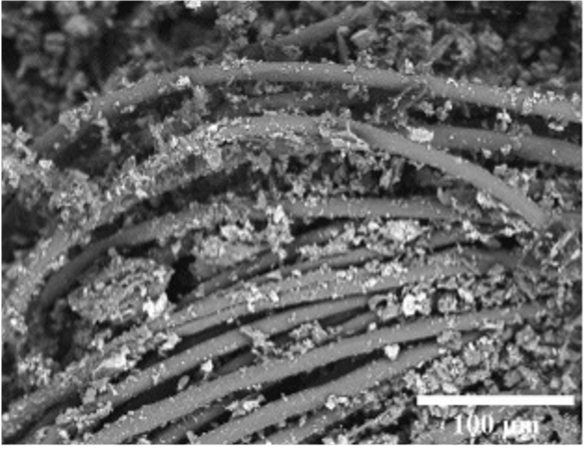 Solar Absorber (composite incorporated into cotton substrate) Image