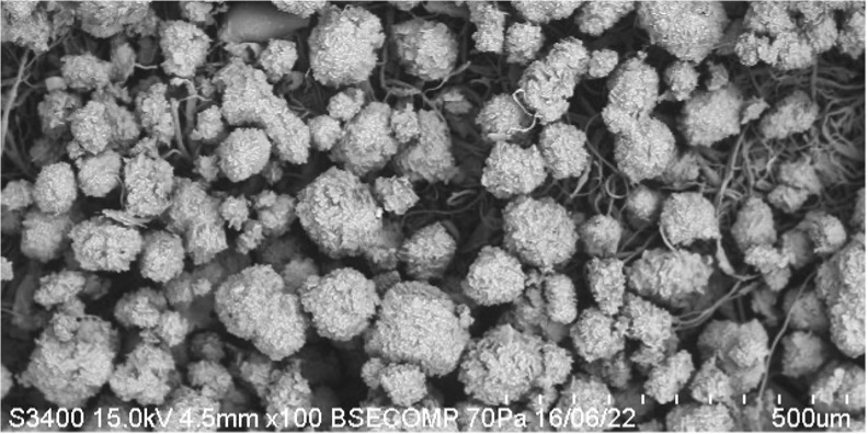 Nanofibres modified with nanoparticles for oil-water separation Image