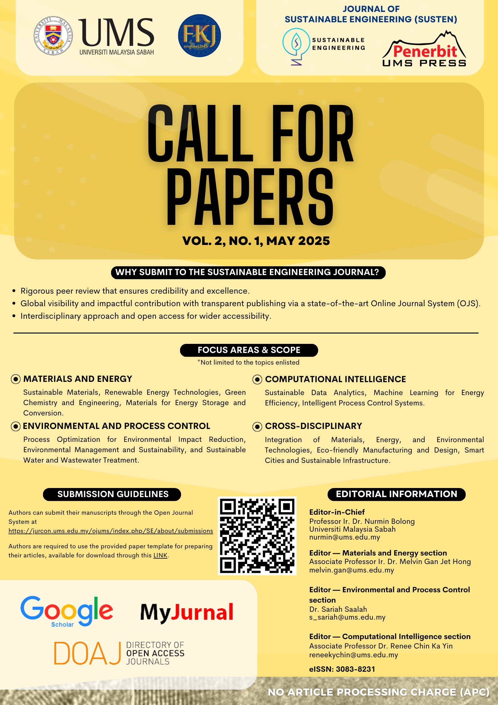 CALL FOR PAPERS: SUSTEN