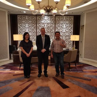 Perjumpaan dengan Dr. Geoff Perry, President AACSB Asia Pacific di Kuala Lumpur