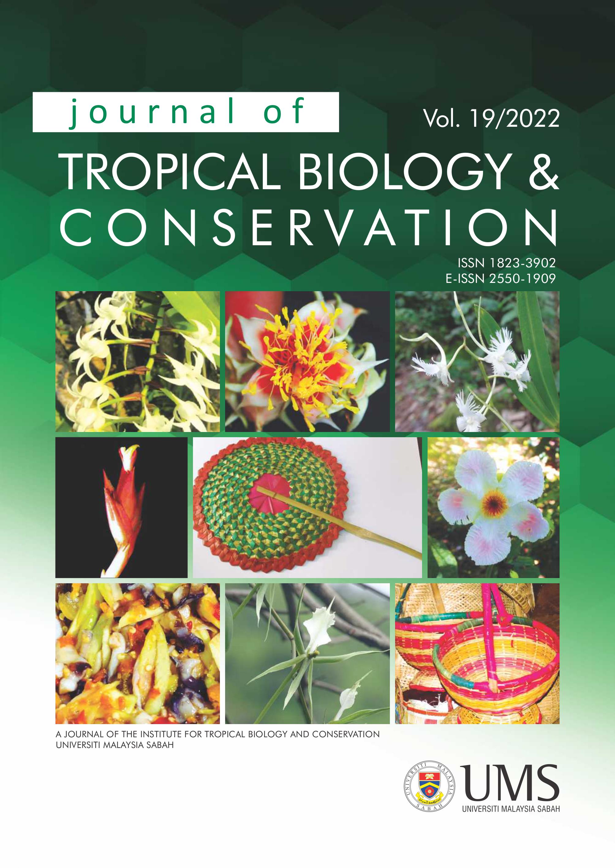 Vol. 19 (2022): Journal of Tropical Biology and Conservation