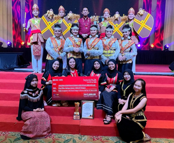 Kelab Taming Mas UMSKAL Menang Anugerah Kepimpinan Kesenian dan Kebudayaan MAHEPA UMS 2024