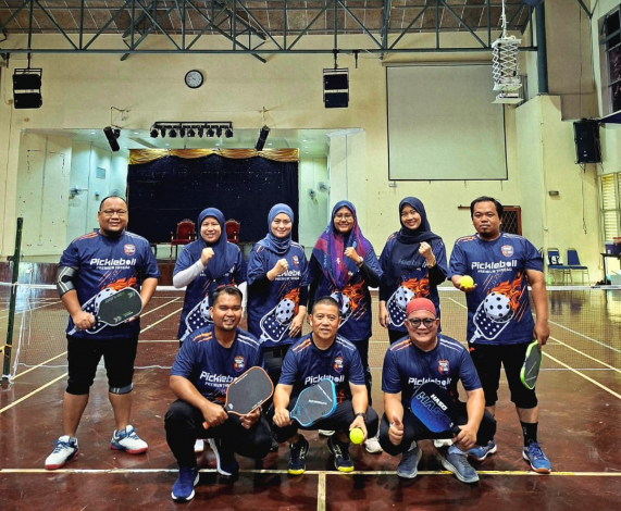 Team Pickleball UMSKAL Sedia Hadapi Sukan Staf UMS 2025