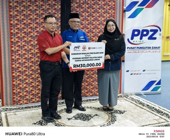 UMSKAL Terima Sumbangan Food Bank Bernilai RM30,000 daripada CIMB Islamic Bank dengan Sokongan PPZ-MAIWP