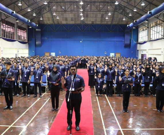 Majlis Ikrar dan Aku Janji Pelajar Baharu UMSKAL Sesi 2025/2026