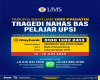 2 Hari Lagi Kutipan Akan Ditutup: Tabung Bantuan UMS Prihatin - Tragedi Nahas Bas Pelajar UPSI