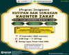 Program Jerayawara Kutipan dan Semakan Kaunter Zakat Pusat Islam UMS Bil.8/2025