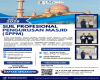 (Kini Dibuka) Pengambilan Peserta Sijil Profesional Pengurusan Masjid (SPPM) Siri 2/2025 