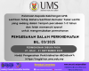 Pelawaan Pengisian Permohonan Pengesahan Dalam Perkhidmatan (PDP) Bil.03/2025
