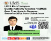 UMS EcoCampus Sustainability Course 1/2025: Best Practices in Campus Sustainability from Uzbekistan