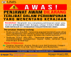 Penjawat Awam Dilarang Terlibat Dalam Perhimpunan Yang Menentang Kerajaan