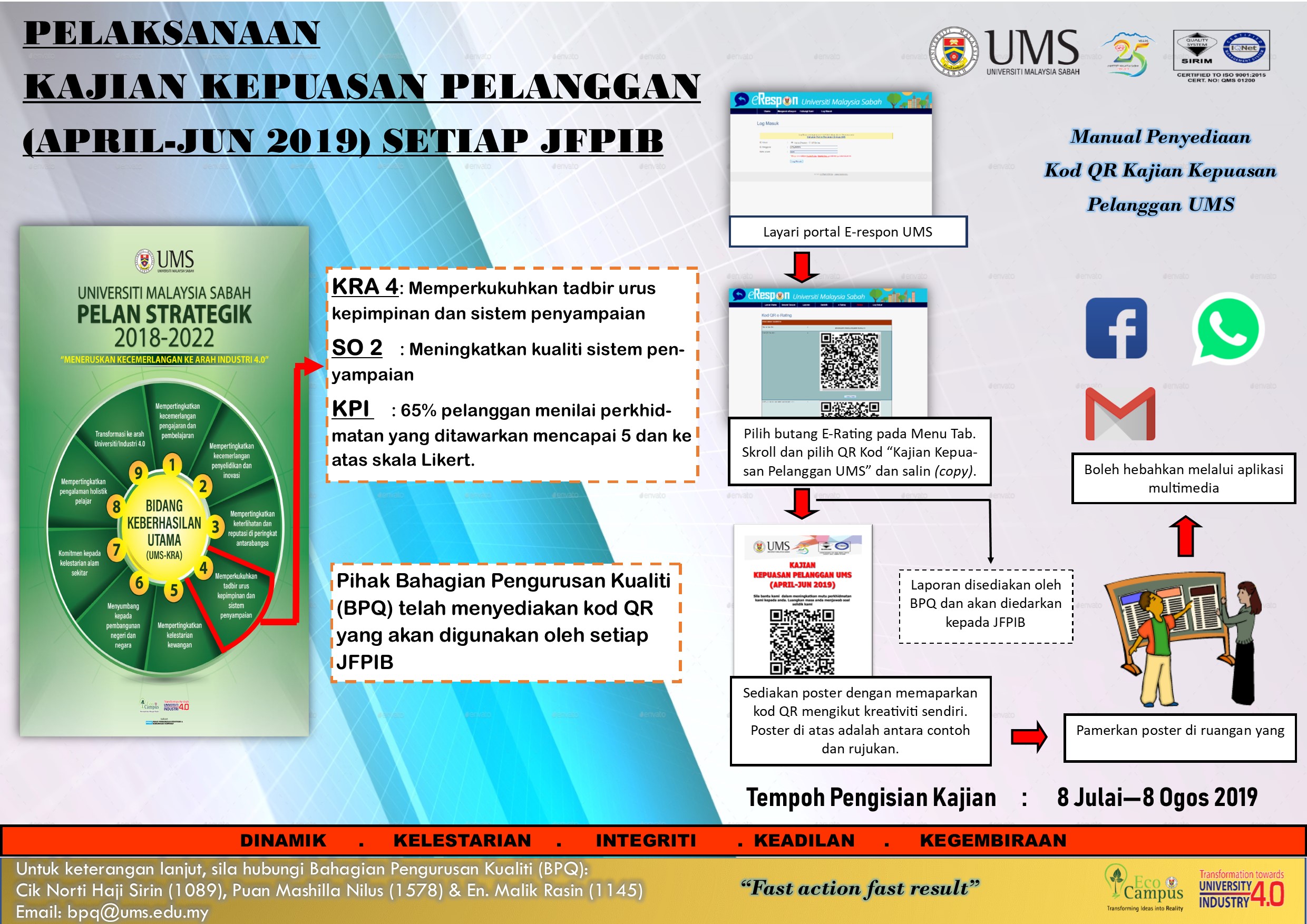 UMS - AWARENESS: PELAKSANAAN KAJIAN KEPUASAN PELANGGAN 