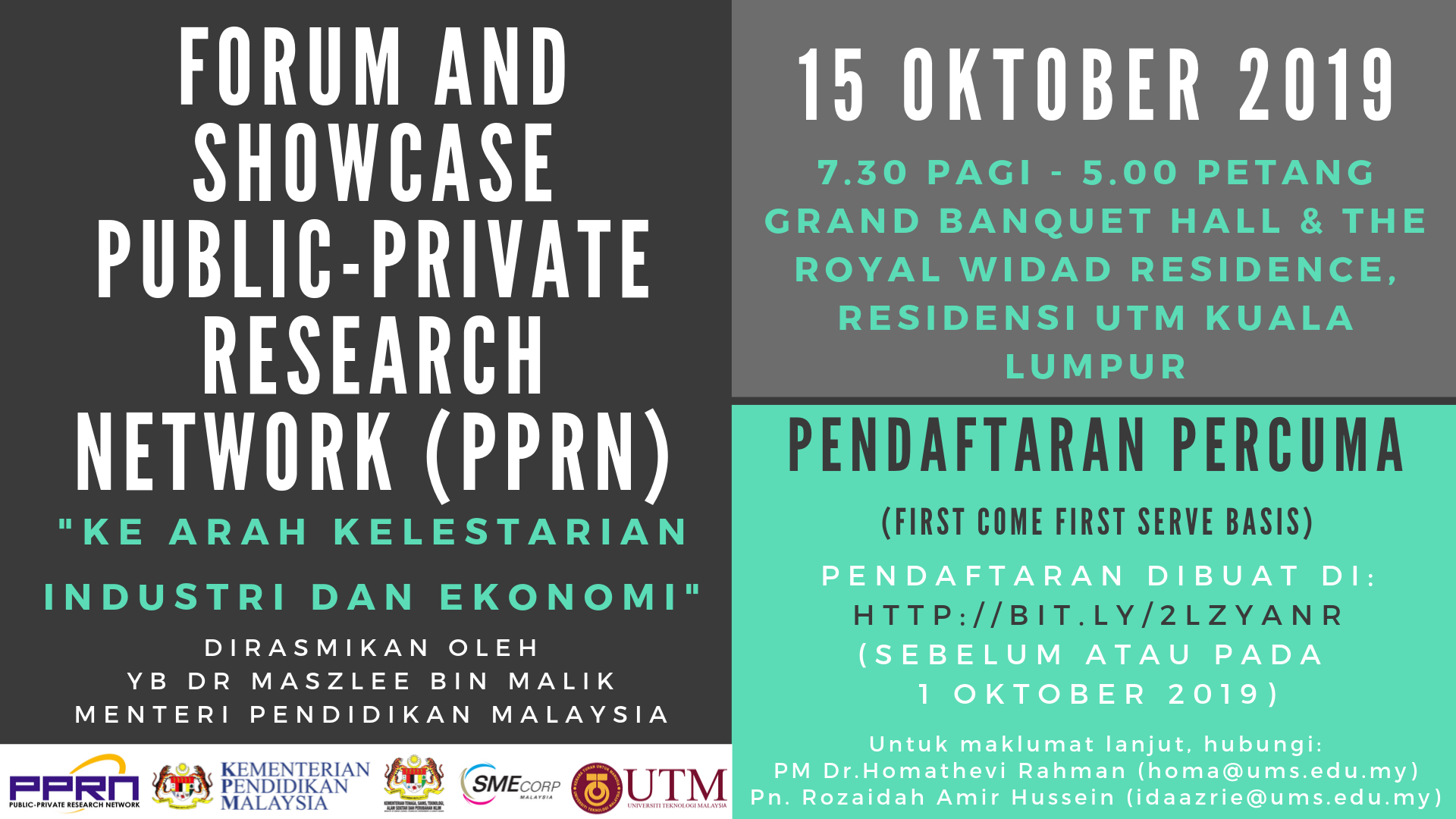 UMS - Jemputan Ke Forum And Showcase Public-Private 