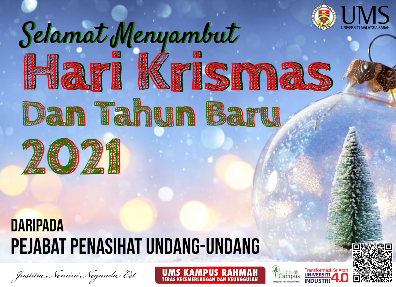 Ucapan Selamat Menyambut Hari Krismas dan Tahun Baru 2021